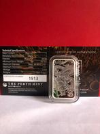 1 Oz 999 zilver Rectangular Dragon Proof 2022, Postzegels en Munten, Edelmetalen en Baren, Ophalen of Verzenden, Zilver