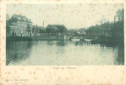 (300-447-009) Alkmaar Groet uit, Verzamelen, Ansichtkaarten | Nederland, Noord-Holland, Verzenden