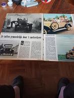 Artikel nieuwe hobby verzamelen van oude auto s 1958, Ophalen of Verzenden, 1940 tot 1960, Knipsel(s)