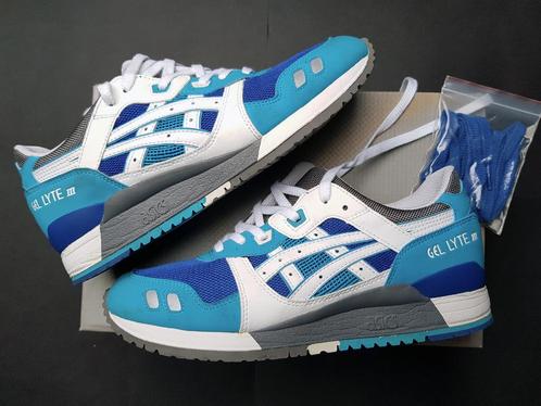 EU41 Asics Gel Lyte 3 Kith Ronnie Fieg, Kleding | Heren, Schoenen, Zo goed als nieuw, Sneakers of Gympen, Blauw, Ophalen of Verzenden