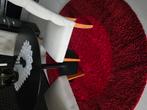 Ronde rode vloerkleed, Rond, 200 cm of meer, Ophalen of Verzenden, Zo goed als nieuw