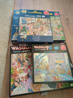 Wasgij & Jan van Haasteren Puzzels - 4 stuks, Ophalen of Verzenden, 500 t/m 1500 stukjes, Zo goed als nieuw, Legpuzzel