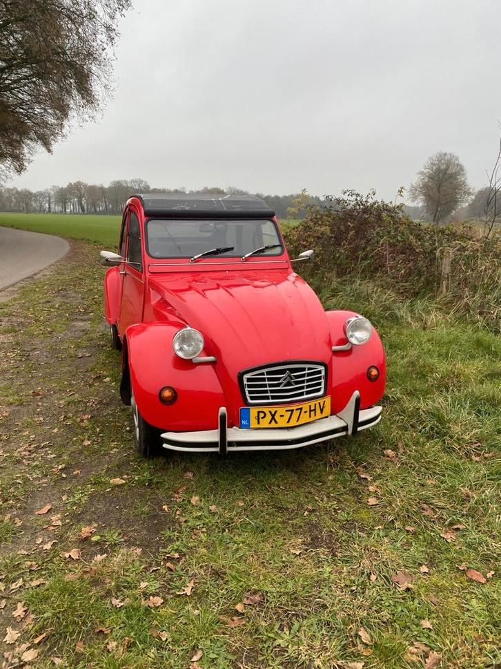 Citroën 2CV 0.6 Spec S6 1986 Rood, Auto's, Citroën, Particulier, 2CV, Benzine, Hatchback, Handgeschakeld, Origineel Nederlands