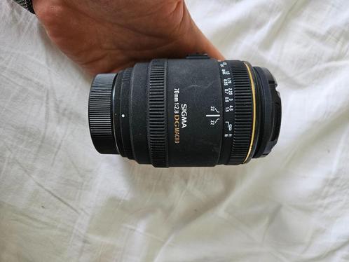 Sigma 70mm 1:2.8, Audio, Tv en Foto, Fotografie | Lenzen en Objectieven, Gebruikt, Macrolens, Ophalen of Verzenden