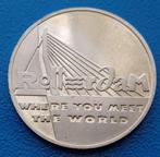 Europenning Rotterdam “1998 5 EURO ECU, Postzegels en Munten, Penningen en Medailles, Verzenden, Overige materialen, Nederland