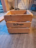 Latrappe trappist houten krat, Verzamelen, Biermerken, Overige merken, Zo goed als nieuw, Ophalen