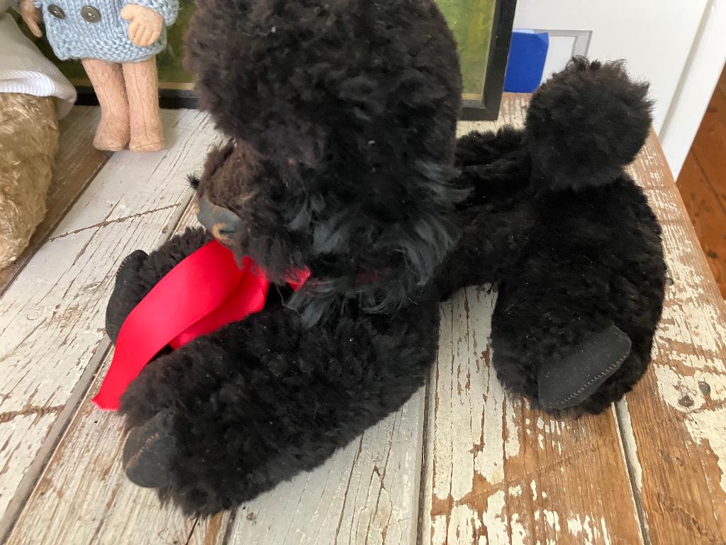 Zwarte poedel hond, Ophalen of Verzenden