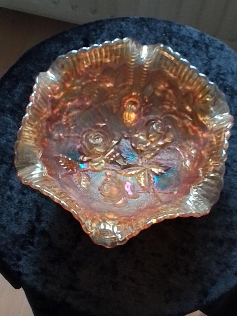 Antiek oud glazen schaaltje, Antiek en Kunst, Antiek | Glas en Kristal, Ophalen of Verzenden