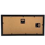 Diepe rechthoek lijst - 33x16x4,5 cm - wit of zwart, Minder dan 50 cm, -, -, Nieuw