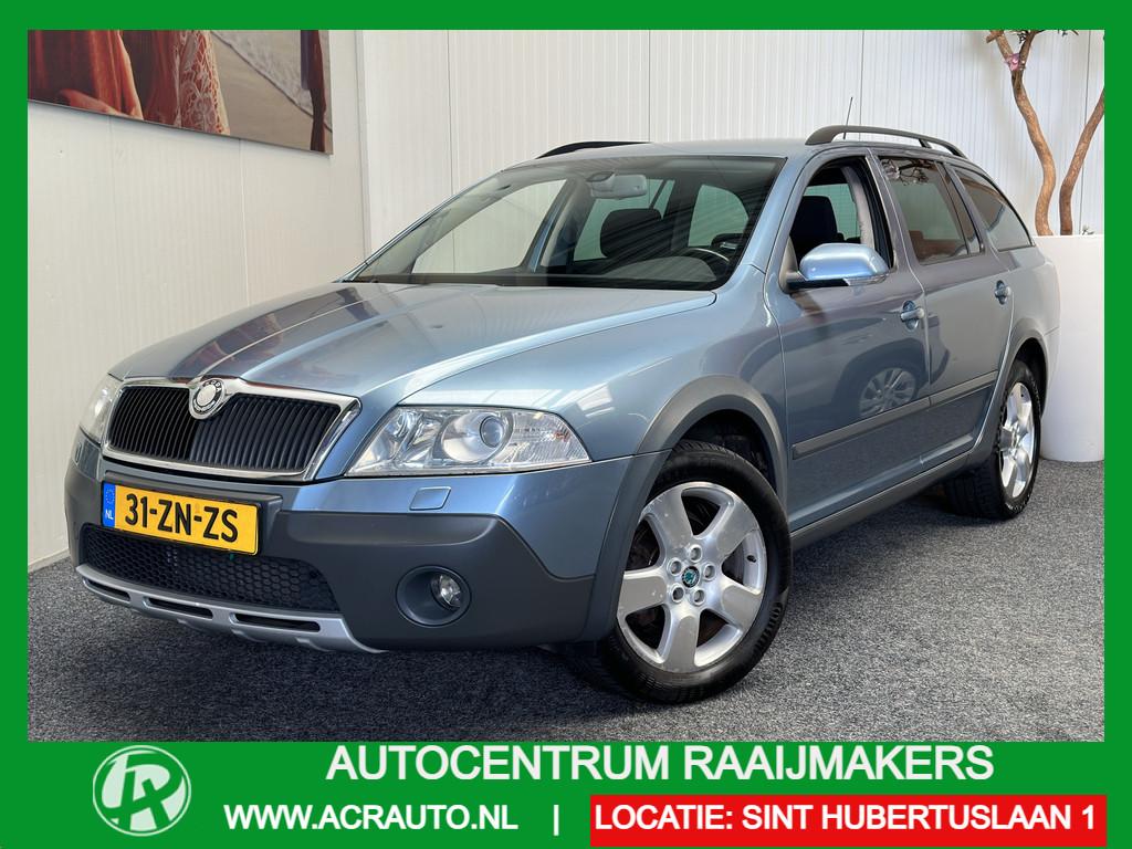Skoda Octavia COMBI 2.0 TDI SCOUT 4x4 CRUISE CONTROL CLIMATE, Auto's, Skoda, Stof, Gebruikt, 4 cilinders, Origineel Nederlands