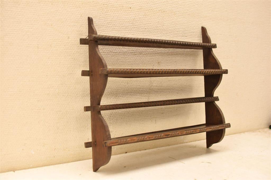 Houten Bordenrek 46322, Ophalen of Verzenden, Gebruikt