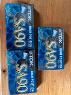 TDK SA90 Cassettebandjes - 3 stuks, Origineel, Pop, Nieuw in verpakking, Verzenden
