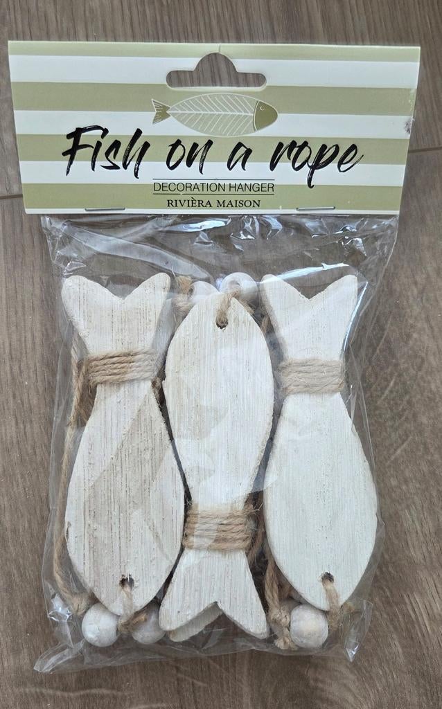 Riviera Maison Fish on a rope decoratie hangers, Huis en Inrichting, Ophalen of Verzenden