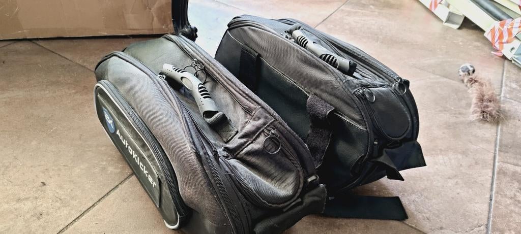 Motorfiets zadeltassen - AutoKicker, Ophalen of Verzenden, Gebruikt