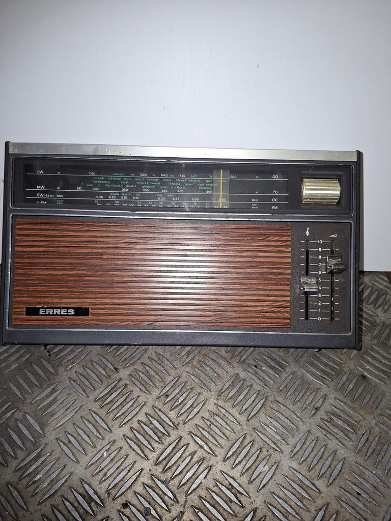 Vintage Erres Radio - Klassieke Transistorradio, Ophalen of Verzenden, Gebruikt, Transistorradio