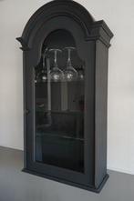 Vitrinekastje Hangkastje Wandkastje, Ophalen, Glas, 50 tot 100 cm, Zo goed als nieuw