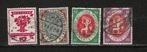 Reich 107-110, Postzegels en Munten, Postzegels | Europa | Duitsland, Ophalen of Verzenden, Duitse Keizerrijk, Gestempeld