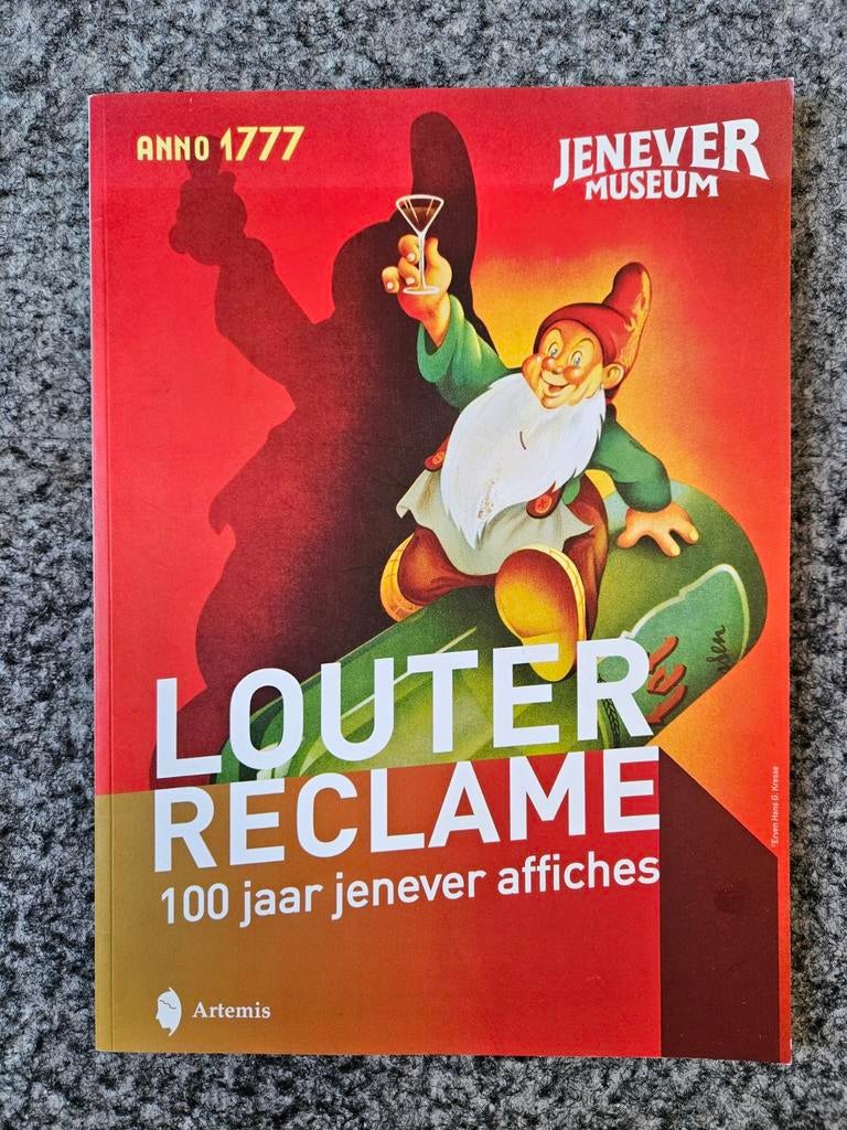 Louter Reclame: 100 jaar jenever affiches - Jenevermuseum, Ophalen of Verzenden, Zo goed als nieuw, Jenevermuseum, Nederland