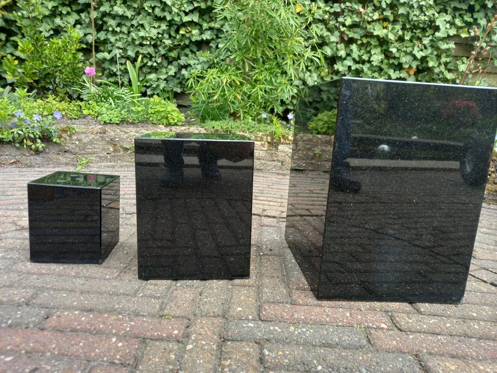 Natuursteen Blokken, Tuin en Terras, Bloembakken en Plantenbakken, Zo goed als nieuw, Overige materialen, Binnen, Balkon, Tuin