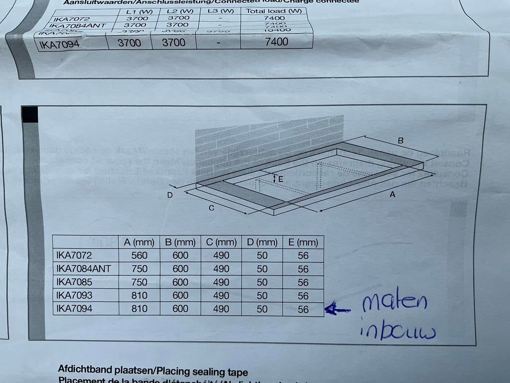 Inductie inbouw kookplaat  van Pelgrim, Ophalen, 4 kookzones, Zo goed als nieuw, Inbouw
