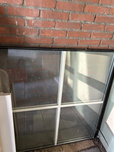 Dubbel glazen raam (2x), Doe-het-zelf en Verbouw, Glas en Ramen, Ophalen, 80 tot 120 cm, 160 cm of meer, Zo goed als nieuw