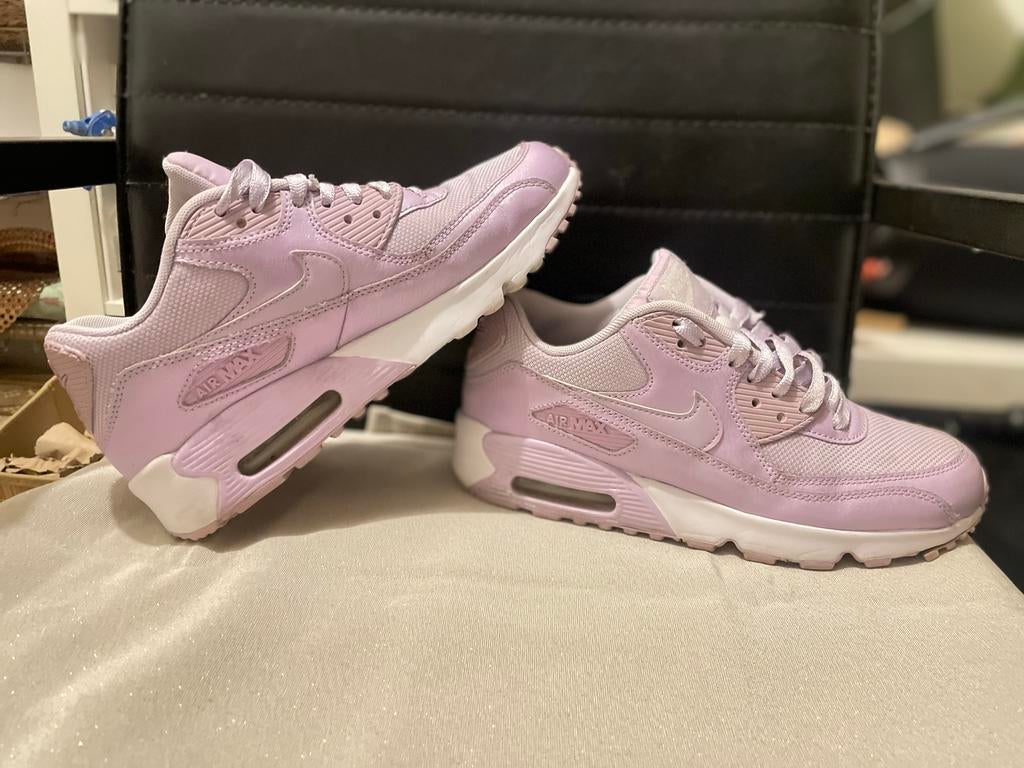 Nike Air Max 90 SE Mesh (GS) Lila/Roze - Maat 38,5, Ophalen of Verzenden, Roze, Sneakers of Gympen, Zo goed als nieuw