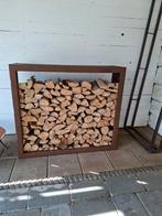Cortenstaal houtopslag of bloembak, Minder dan 3 m³, Ophalen of Verzenden