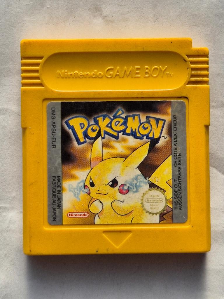 POKEMON YELLOW, Spelcomputers en Games, Games | Nintendo Game Boy, Avontuur en Actie, Gebruikt, 1 speler, Ophalen of Verzenden