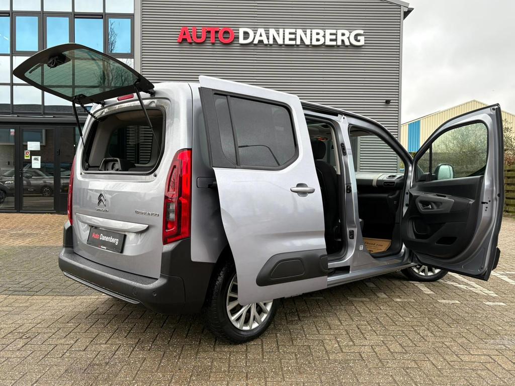 Citroen Berlingo 1.2 PureTech Shine PANO BOM-VOLL!12 M GARAN, Auto's, Voorwielaandrijving, Zwart, 1199 cc, Origineel Nederlands
