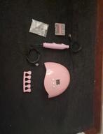 Nagelset: UV Lamp, Nagelboor, Glitter & Separator, Nieuw, Ophalen of Verzenden, Toebehoren, Handen en Nagels