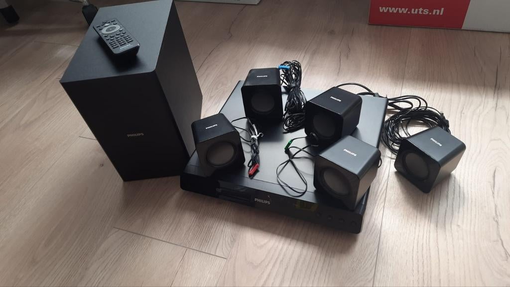 Philips dvd speler met surround sound, Ophalen, Philips, Dvd-speler