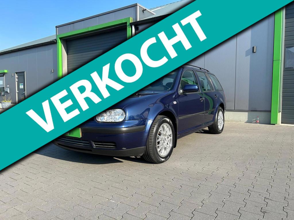 Volkswagen Golf Variant 1.6-16V Comfortline Airco Cruise Tre, Auto's, Volkswagen, Voorwielaandrijving, Stof, Gebruikt, Blauw