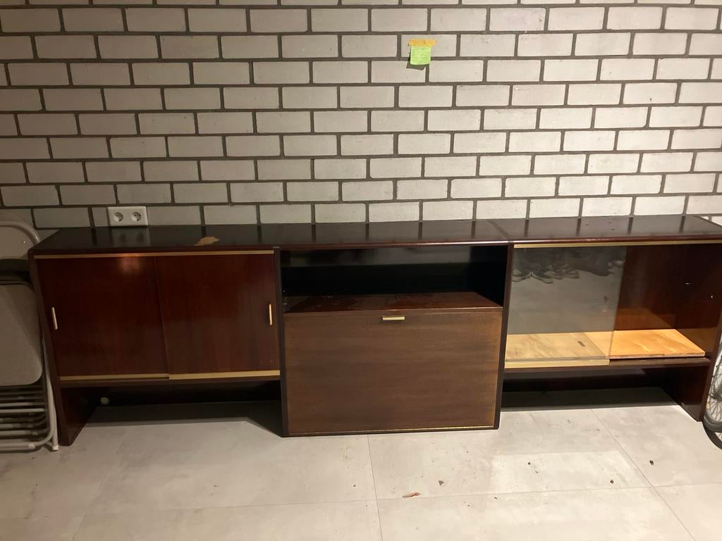 Vintage kast jaren 60 mid century, Antiek en Kunst, Ophalen