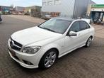 Mercedes-Benz C-Klasse 1.6 C180 Kompr. Sedan AUT 2009 Wit, Auto's, Mercedes-Benz, 745 kg, Achterwielaandrijving, 1800 kg, Zwart