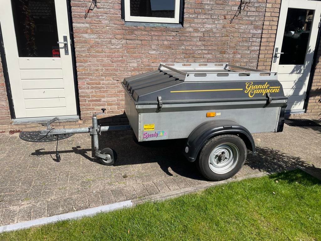 Compacte Aanhanger voor Vakantie - Grande Camprioni, Auto diversen, Aanhangers en Bagagewagens, Ophalen, Gebruikt
