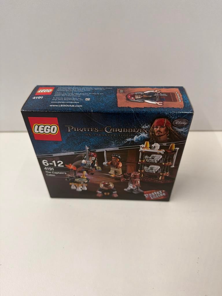 LEGO Pirates of the Caribbean 4191 Captain's Cabin, Ophalen, Nieuw, Complete set, Lego