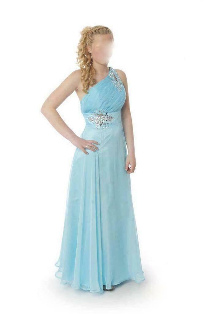 nieuwe galajurk maat 40 lichtblauw, Maat 38/40 (M), Galajurk, Blauw, All2wish4