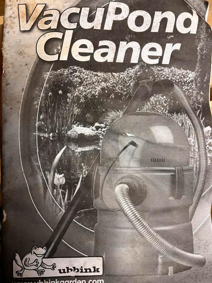 Ubbink VacuPond Cleaner vijverstofzuiger, Tuin en Terras, Vijver-toebehoren, Gebruikt, Vijverstofzuiger, Ophalen of Verzenden