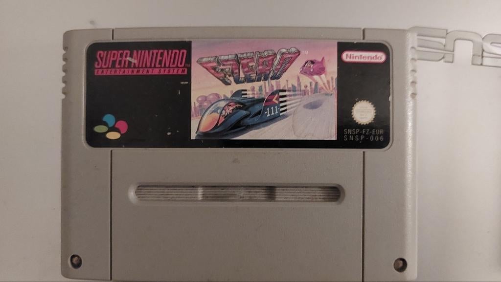 F-Zero (SNES), 1 speler, Racen en Vliegen, Ophalen of Verzenden, Zo goed als nieuw