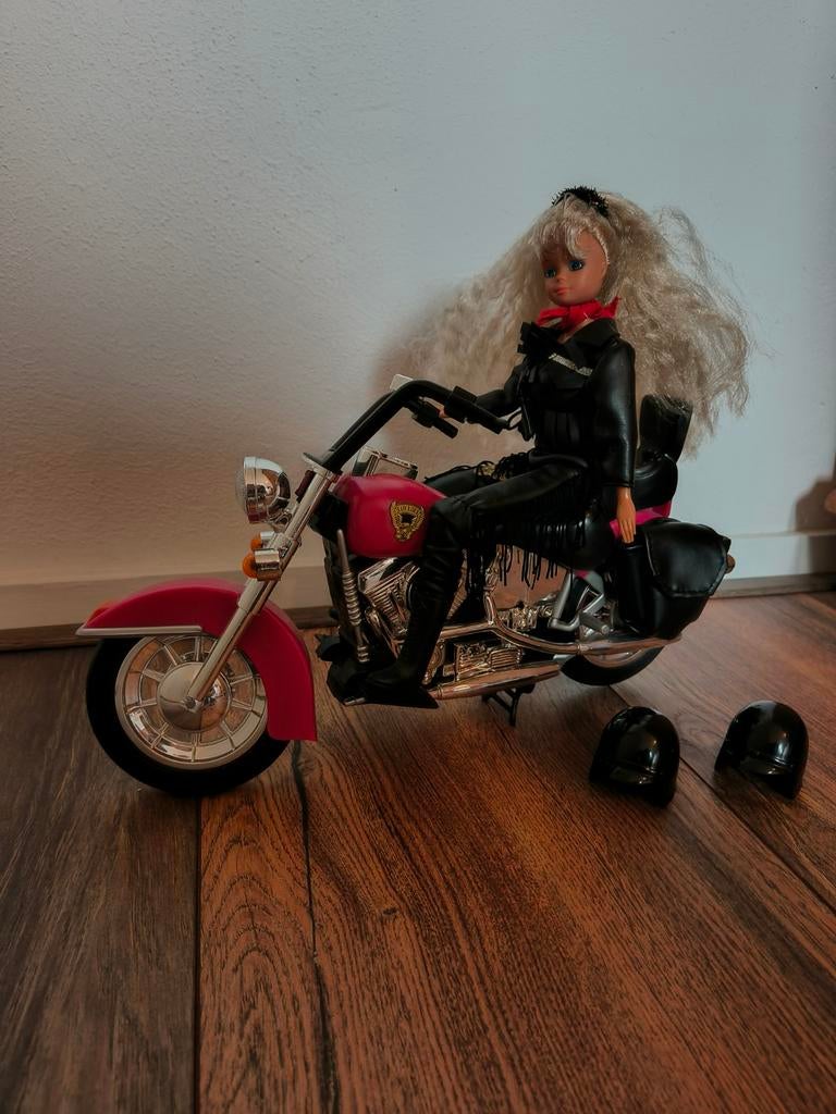 Vintage Steffi Love Easy Rider and Bike, Ophalen of Verzenden, Gebruikt, Babypop