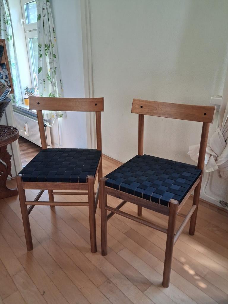 Nackanäs stoelen - Zo goed als nieuw, Ophalen, Twee, Zwart, Stof