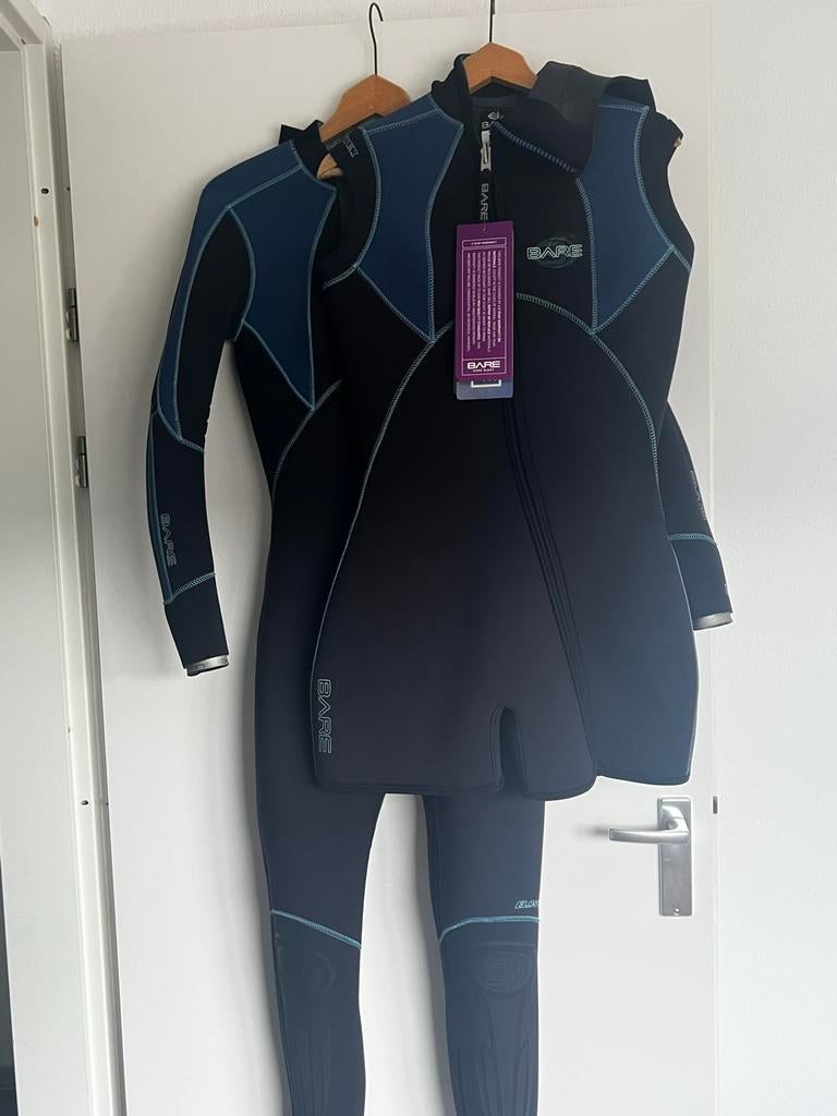 Nieuw BARE dubbel duikpak 2x 7mm - vrouw 12T, Watersport en Boten, Duiken, Ophalen of Verzenden, Nieuw, Duikpak
