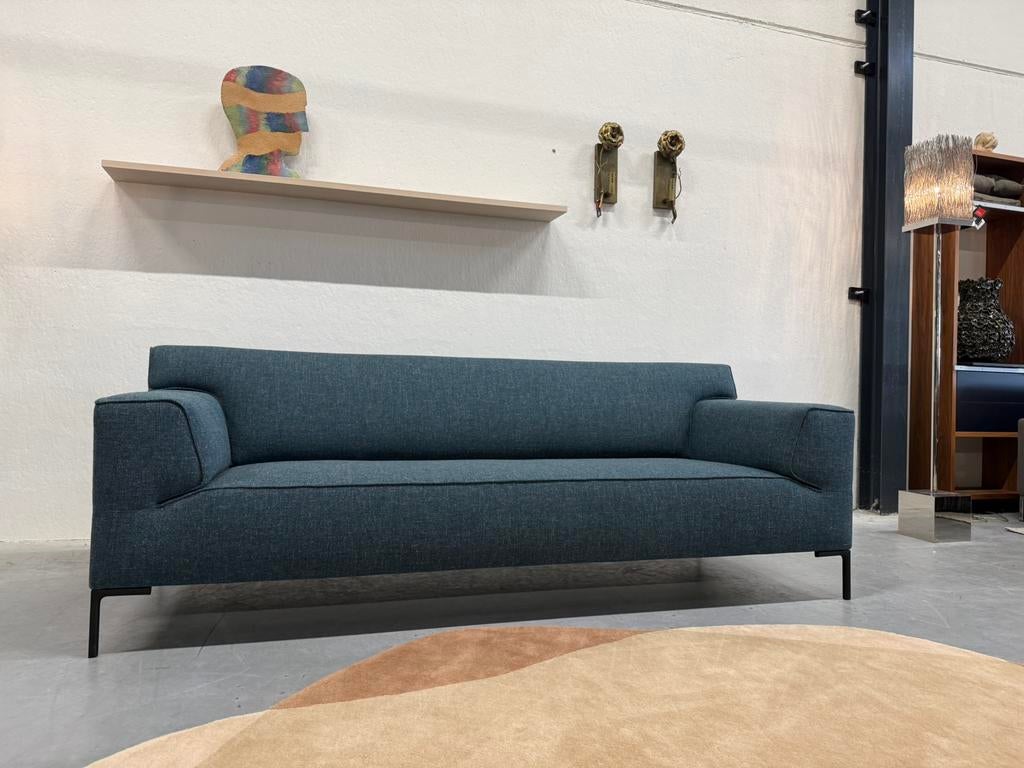 Nieuw Design on Stock Bloq 3 zits Bank Milton Lagoon blauw, Leolux Harvink Jori Rolf Benz Gelderland Eyye Montis, 75 tot 100 cm