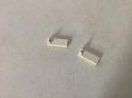 Lego scharniertegel 1x2 1/2 met 2 vingers aan bovenkant wit, Ophalen of Verzenden, Gebruikt, Losse stenen, Lego