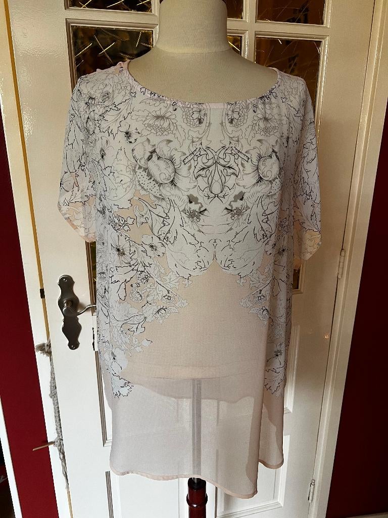 lichtroze blouse, Ophalen, Zo goed als nieuw, Maat 38/40 (M), Roze