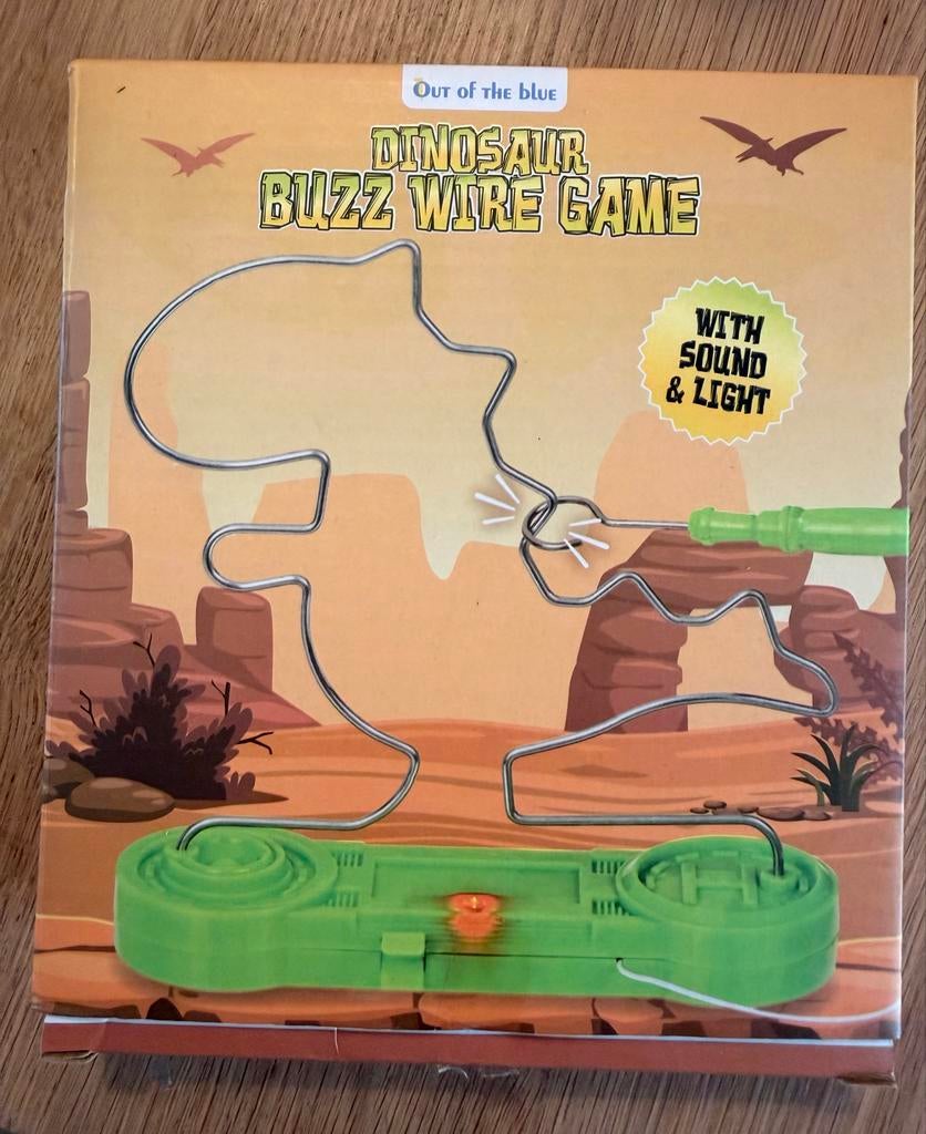 Dinosaurus Buzz Wire Spel met Geluid & Licht, Ophalen, Nieuw, Jongen of Meisje