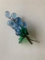 Glazen druiven tros druiven van blauw glas, Ophalen of Verzenden