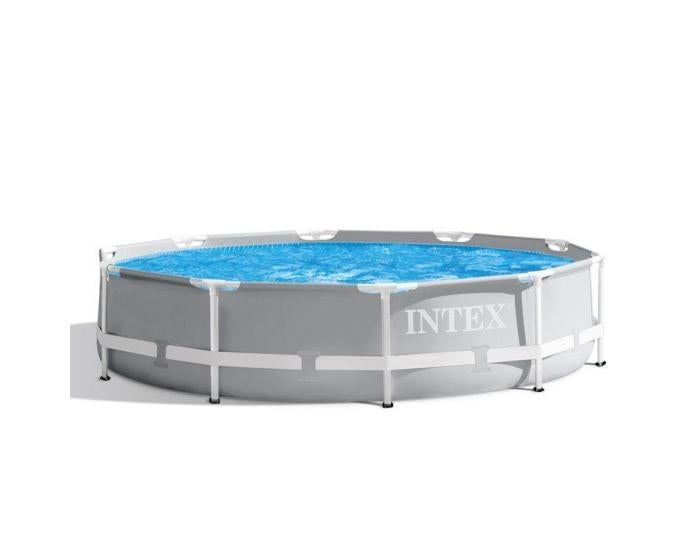 Intex Prism Zwembad met Aquaforte pomp zeer compleet, Ophalen, Rond, Zo goed als nieuw, Opzetzwembad