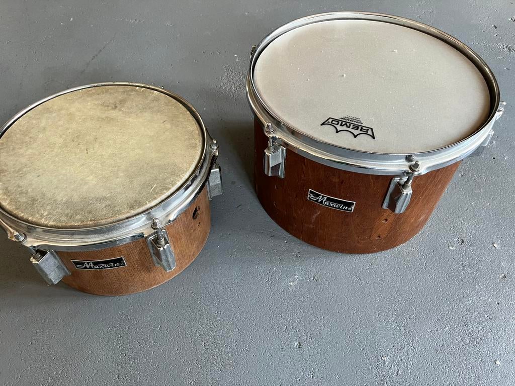 2 Maxwin trommels toms drums slagwerk, Muziek en Instrumenten, Percussie, Ophalen of Verzenden, Gebruikt, Trommel