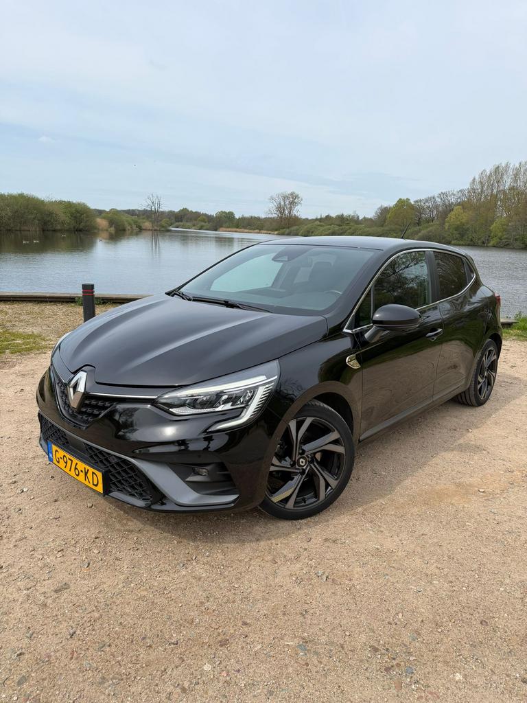 Renault Clio 1.3 TCe R.S. Line |131pk |Keyl. |360 Cam |Carpl, Zwart, 4 cilinders, 1133 kg, Leder en Stof